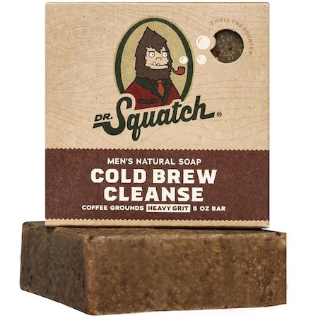 Dr. Squatch Dr. Squatch Cold Brew Cleanse Scent Bar Soap 5 oz 1 pk WH-BAR-COF-01